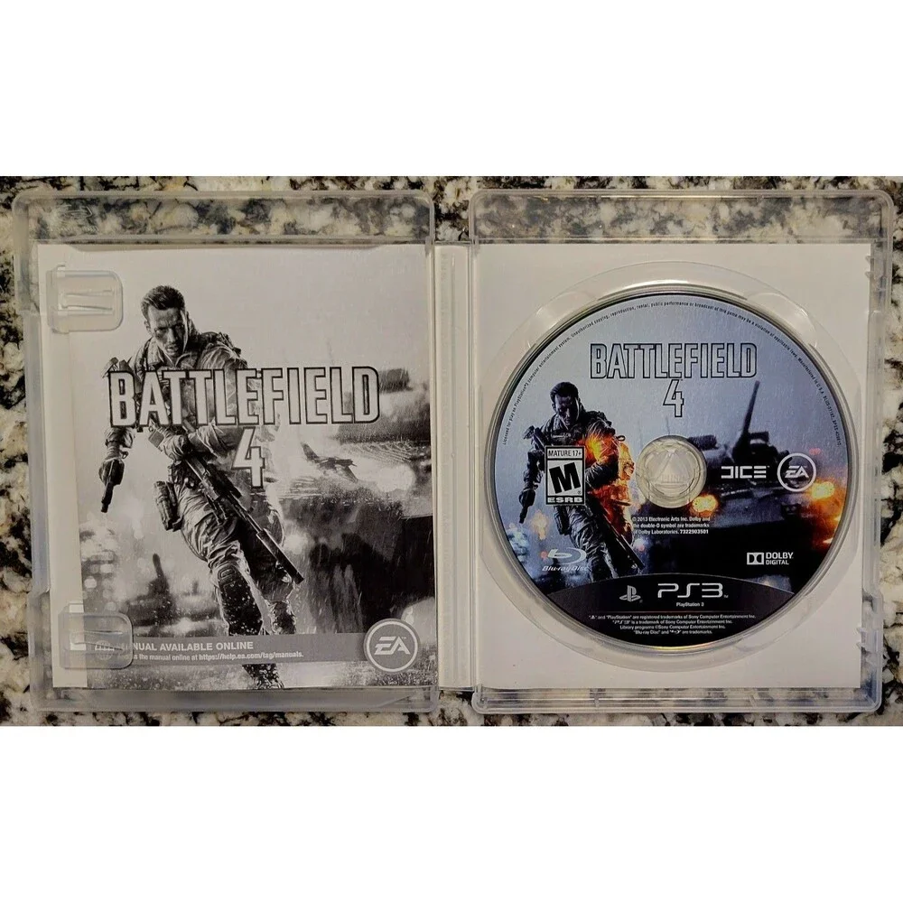 SOBY PLAYSTATION 3 PS3: Battlefield 4,CIB,TESTED,MANUAL,CLN DISC, FAST SHIPPING